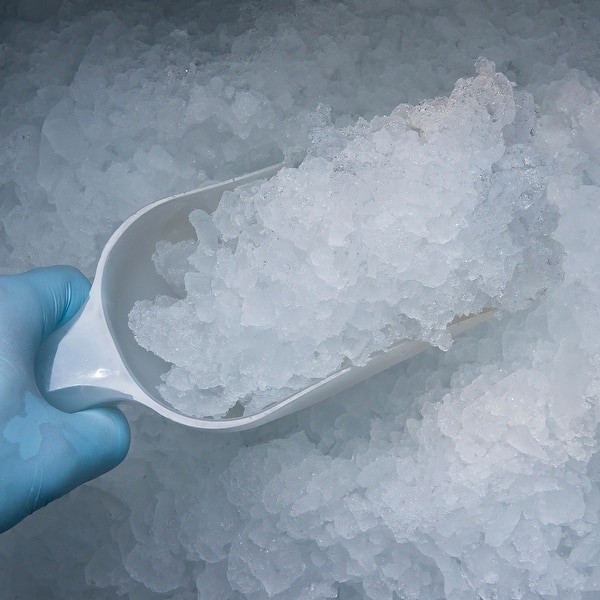 Discount 2Pcs Ice Scoop PP 11.5" Ice Maker Flour Cereal Sugar Utility Handle Shovel White